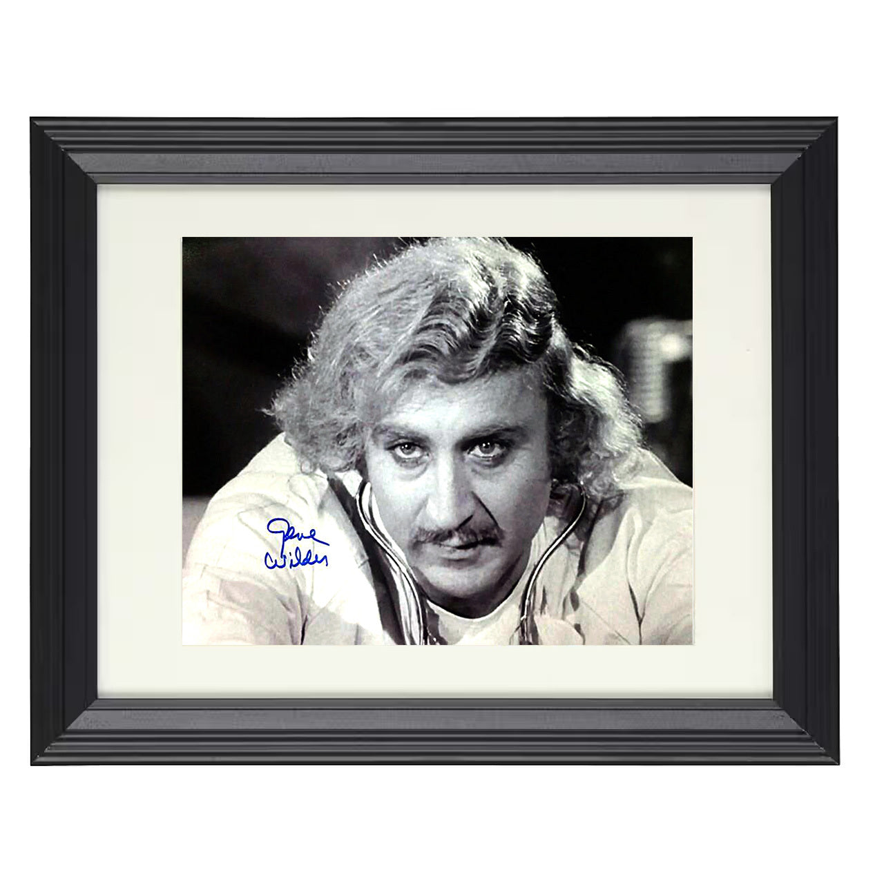 Young Frankenstein – Gene Wilder – Its Alive Image – 8x10 black beveled framed movie wall art