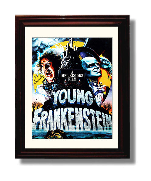 Young Frankenstein - Mel Brooks Teri Garr Mad Lab Comedy Chaos movie wall art 8x10 Beveled Frame