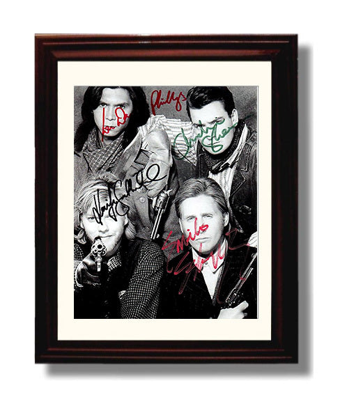 Young Guns Cast - Young Guns - Outlaw Squad in Style movie wall art 8x10 Beveled Frame