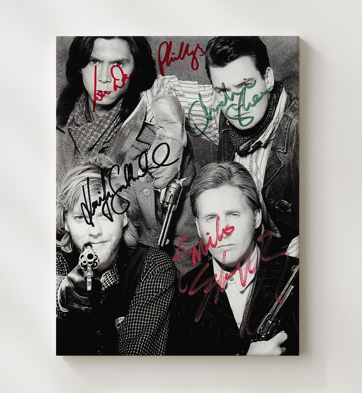 Young Guns Cast - Young Guns - Outlaw Squad in Style movie wall art 20x24 Canvas
