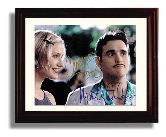 There's Something About Mary - Cameron Diaz - Mary Jensen - Awkward date reveal movie wall art 8x10 Beveled Frame