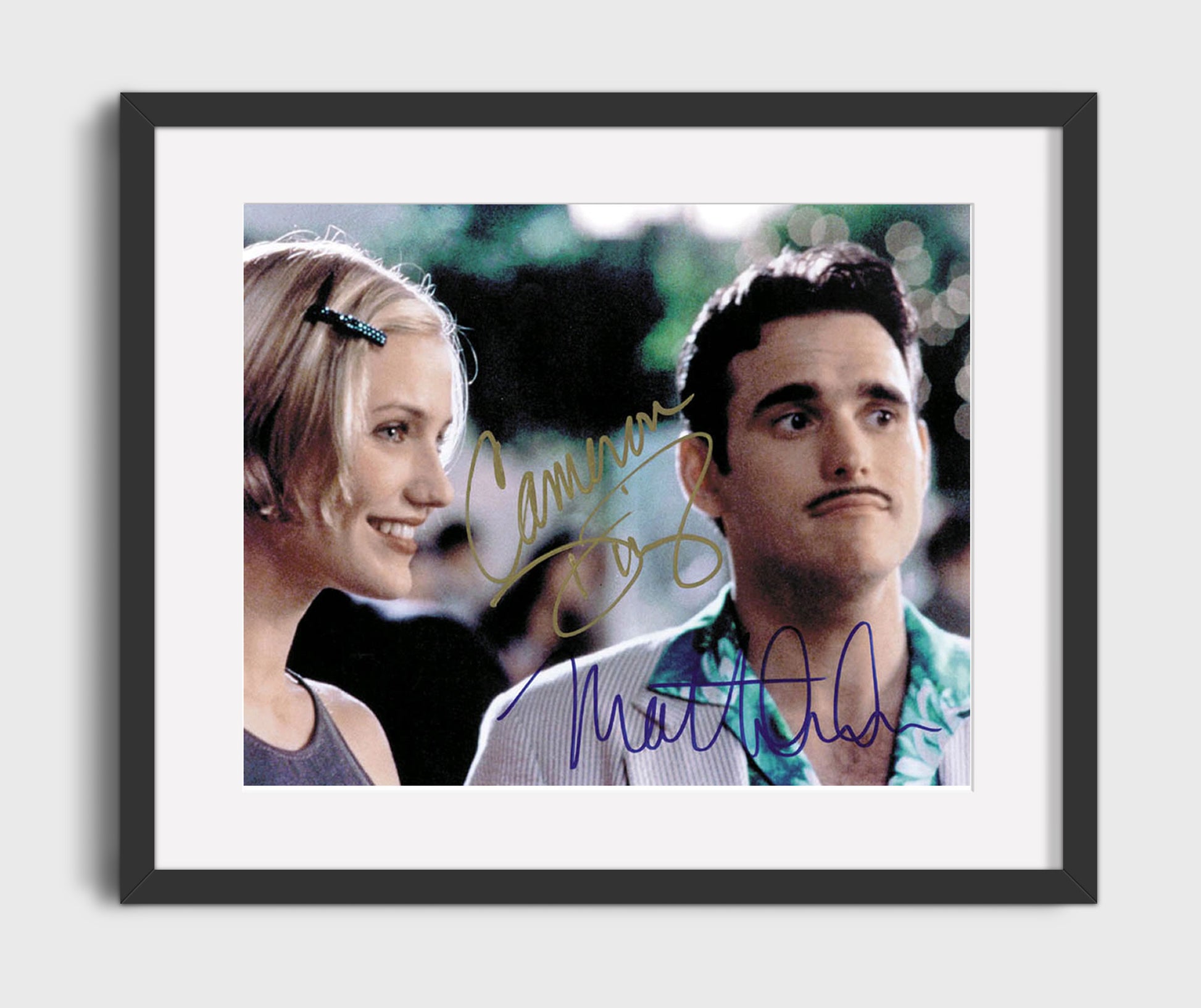 Theres Something About Mary - Cameron Diaz - Mary Jensen - Awkward date reveal Vintage Movie Wall Art - 16x20 Gallery Frame movie decor