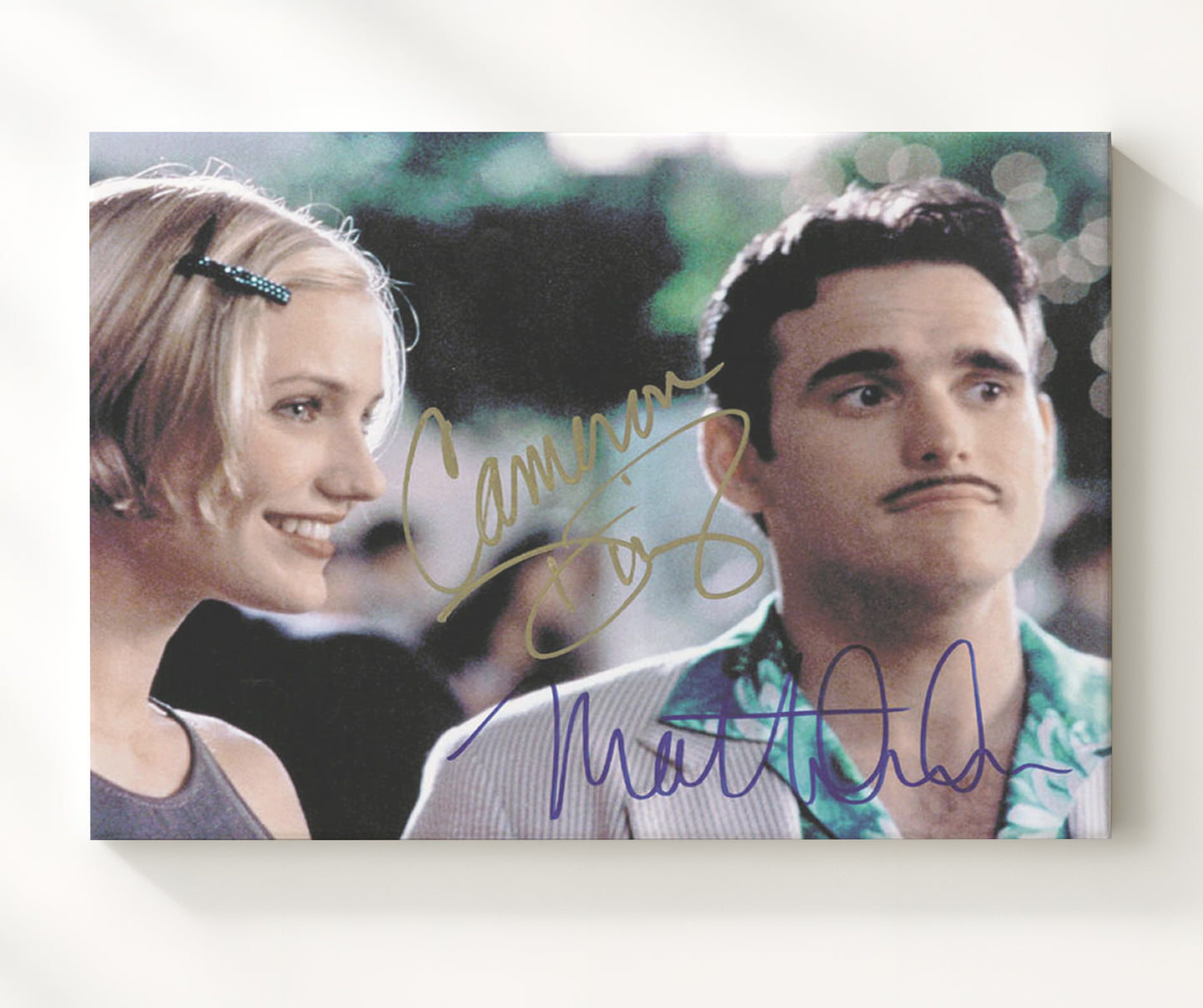 Theres Something About Mary - Cameron Diaz - Mary Jensen - Awkward date reveal Vintage Movie Wall Art - 20x24 Canvas movie decor
