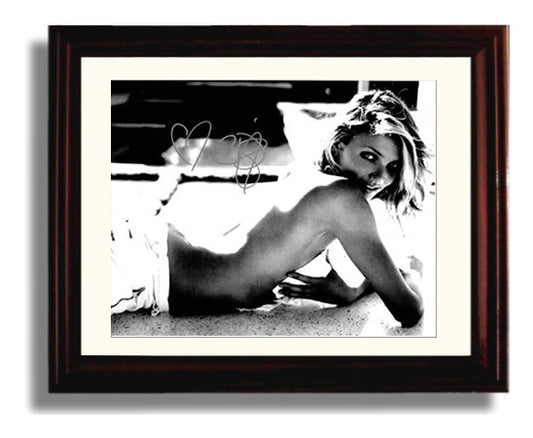 There's Something About Mary - Cameron Diaz - Mary Jensen - Hair gel reveal smile movie wall art 8x10 Beveled Frame