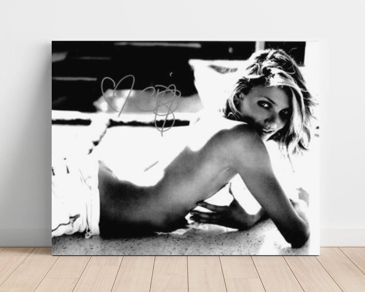 There's Something About Mary - Cameron Diaz - Mary Jensen - Hair gel reveal smile movie wall art 16x20 Unframed Print