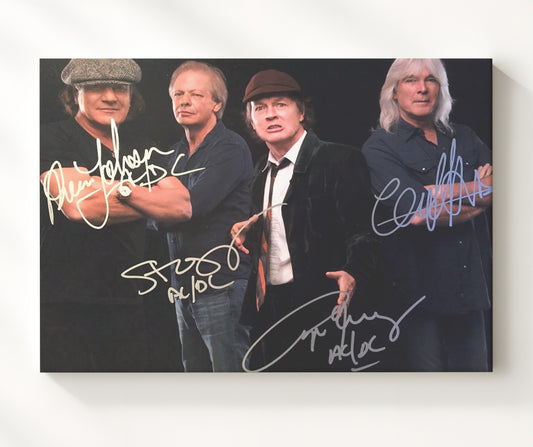 AC/DC - Rock or Bust 16x20 Gallery Frame vintage music wall art