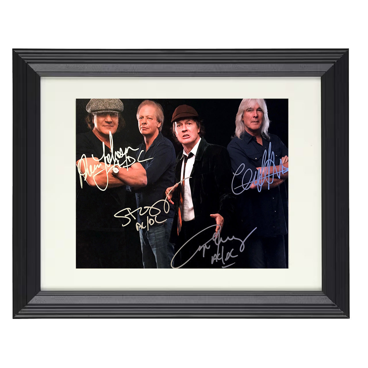 AC-DC – Rock or Bust – 8x10 black beveled framed music wall art