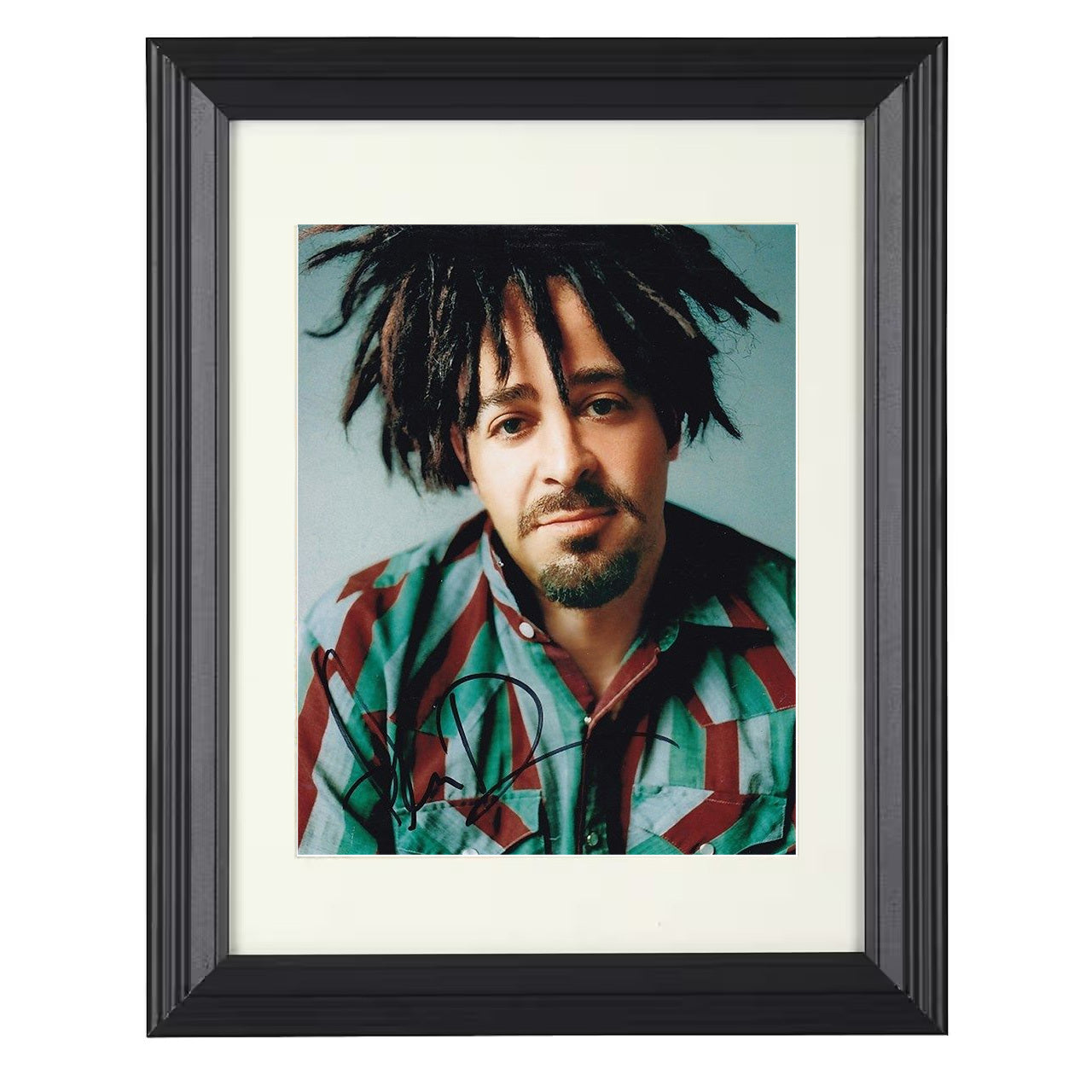 Adam Duritz – Counting Crows Dreadlocks Image – 8x10 black beveled framed music wall art
