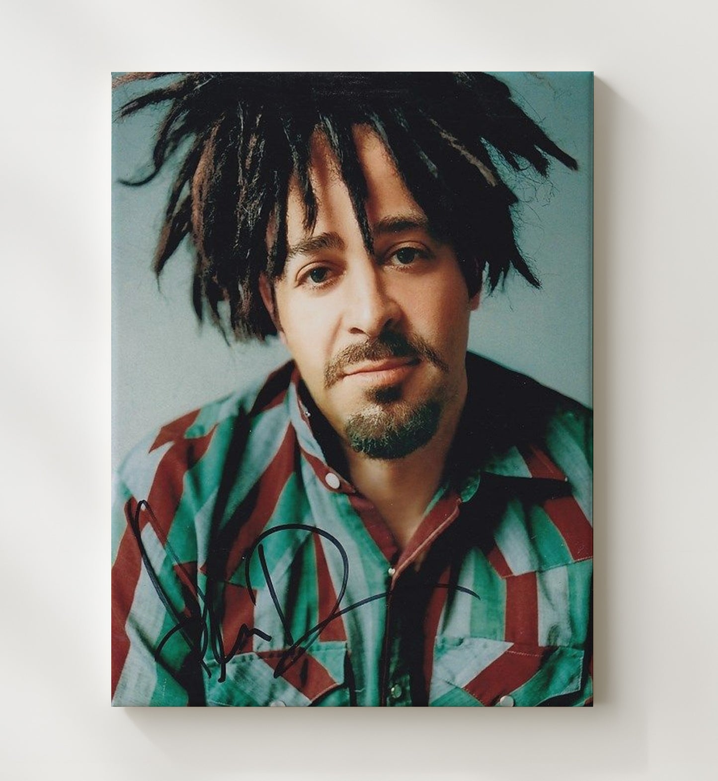 Adam Duritz - Counting Crows Dreadlocks Portrait - Vintage Music Wall Art - 20x24 Canvas music decor
