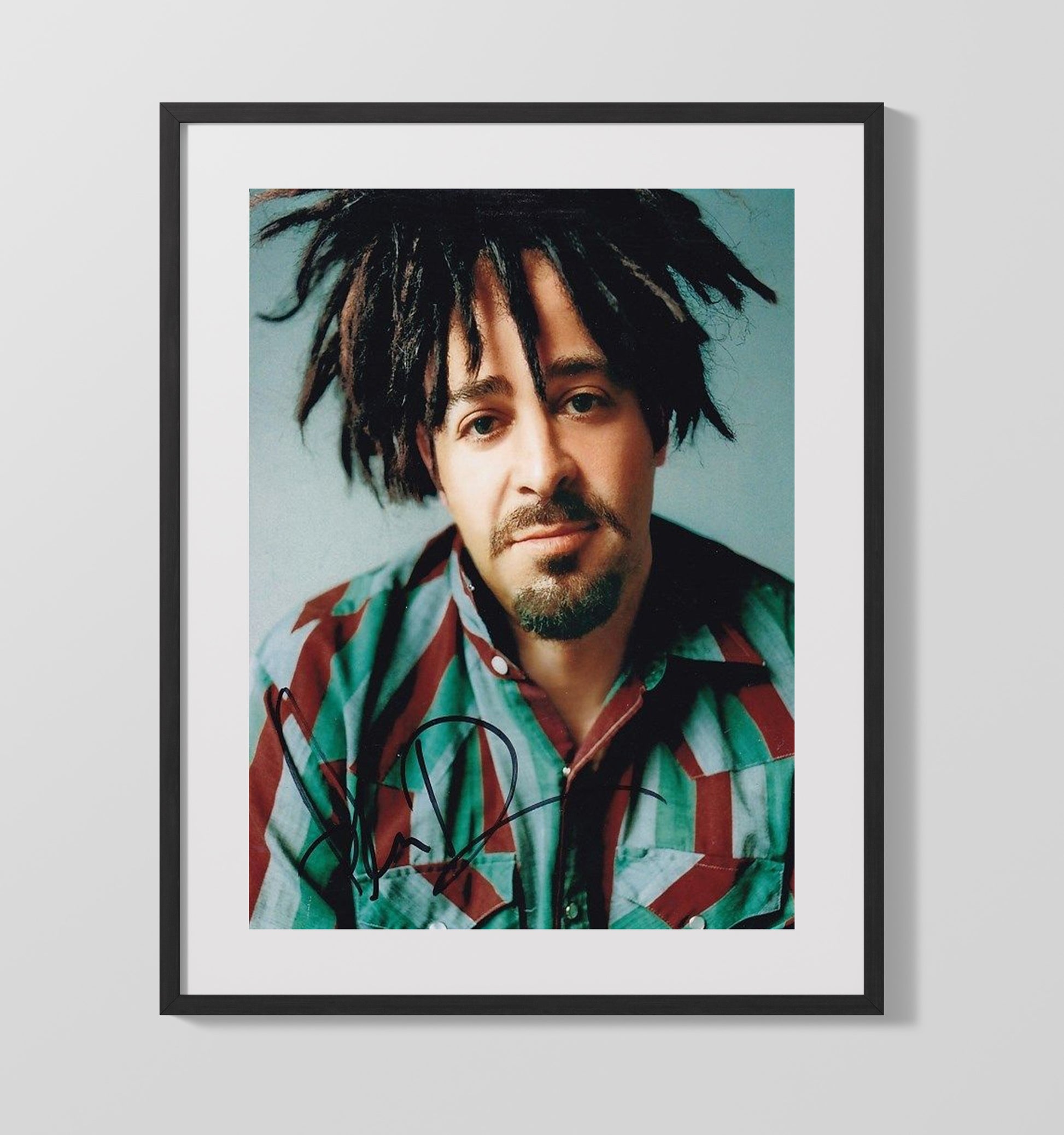 Adam Duritz - Counting Crows Dreadlocks Portrait Music Wall Art 16x20 Gallery Frame wall art print – Music decor