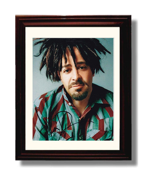 Adam Duritz - Counting Crows Dreadlocks Portrait Music Wall Art 8x10 Beveled Frame wall art print – Music decor