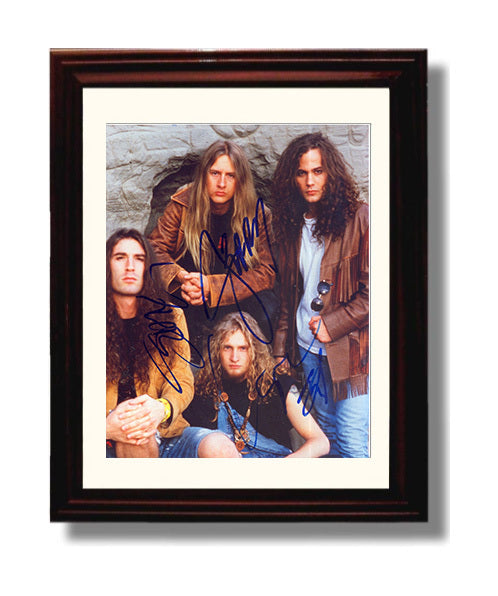 Alice in Chains - Grunge Stare Down Music Wall Art 8x10 Beveled Frame wall art print – Music decor