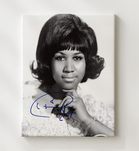 Aretha Franklin - Queen of Soul Gaze 16x20 Gallery Frame vintage music wall art