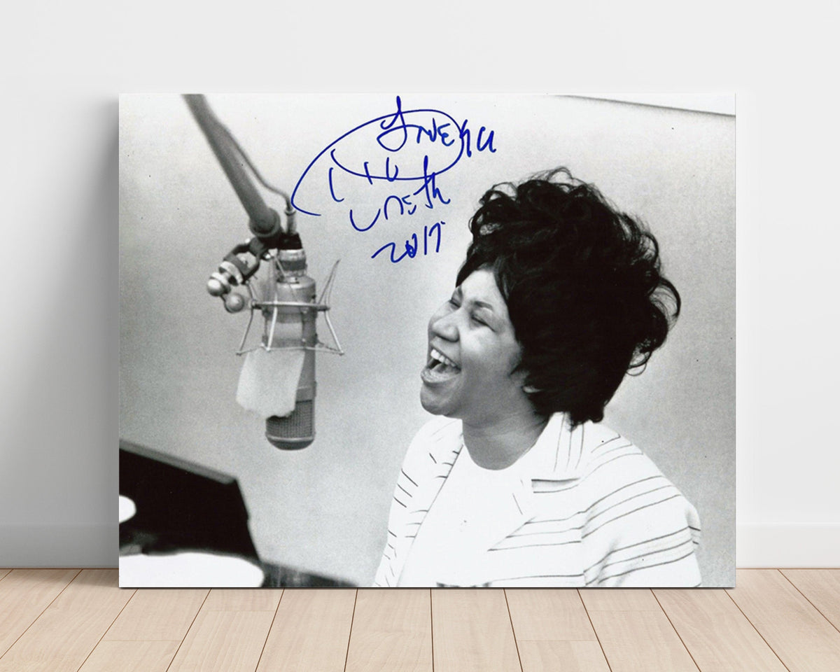 Aretha Franklin – Queen of Soul at Work unframed semi-gloss poster print