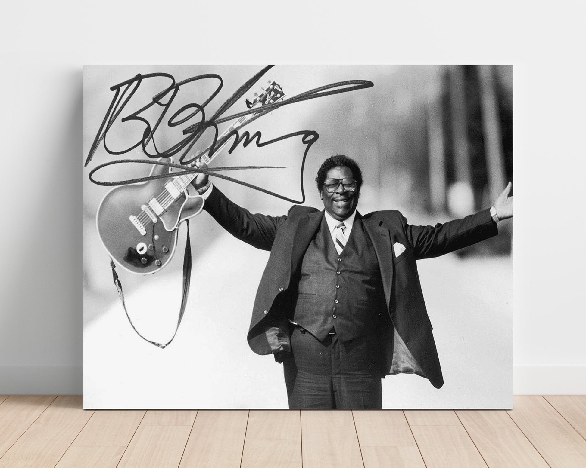 B.B. King - Lucilles Blues - Vintage Music Wall Art - 16x20 Unframed Print music decor
