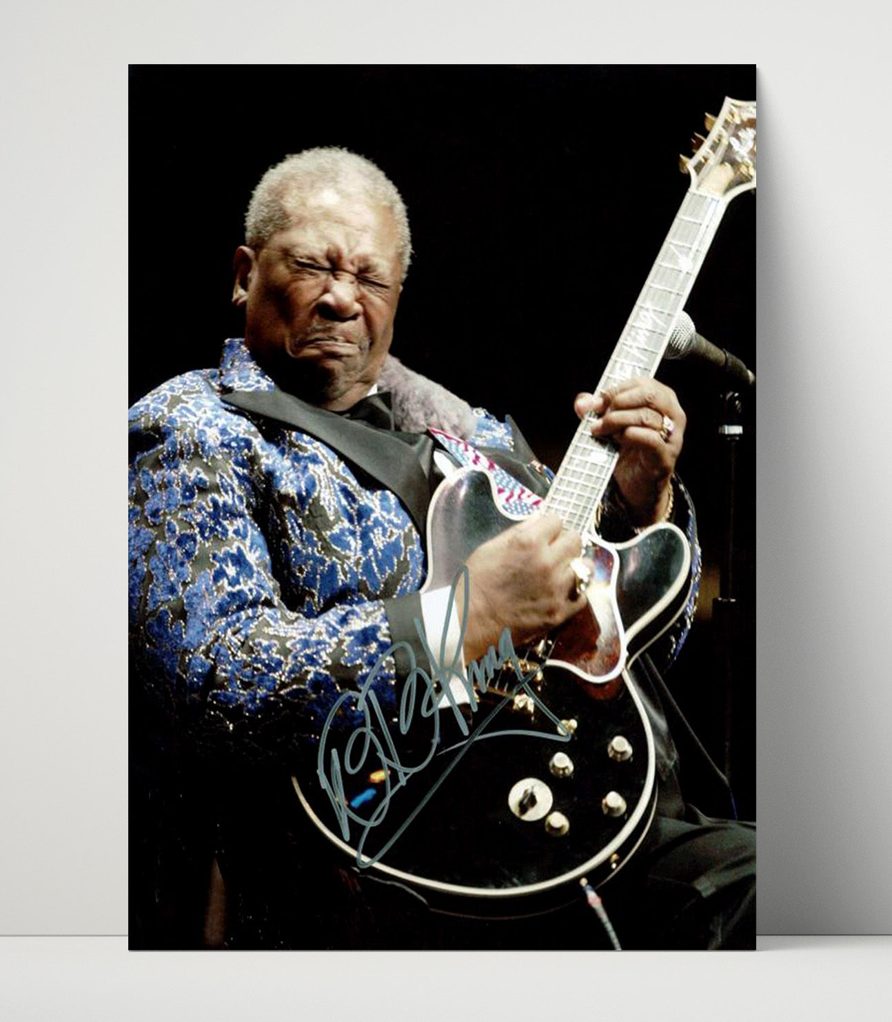 BB King - Lucilles Cry - Vintage Music Wall Art - 16x20 Unframed Print music decor