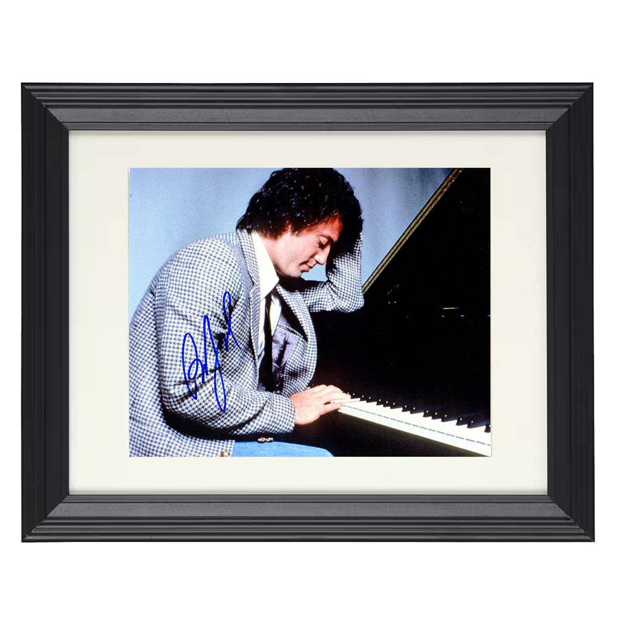 Billy Joel – Piano Performance Moment – 8x10 black beveled framed music wall art