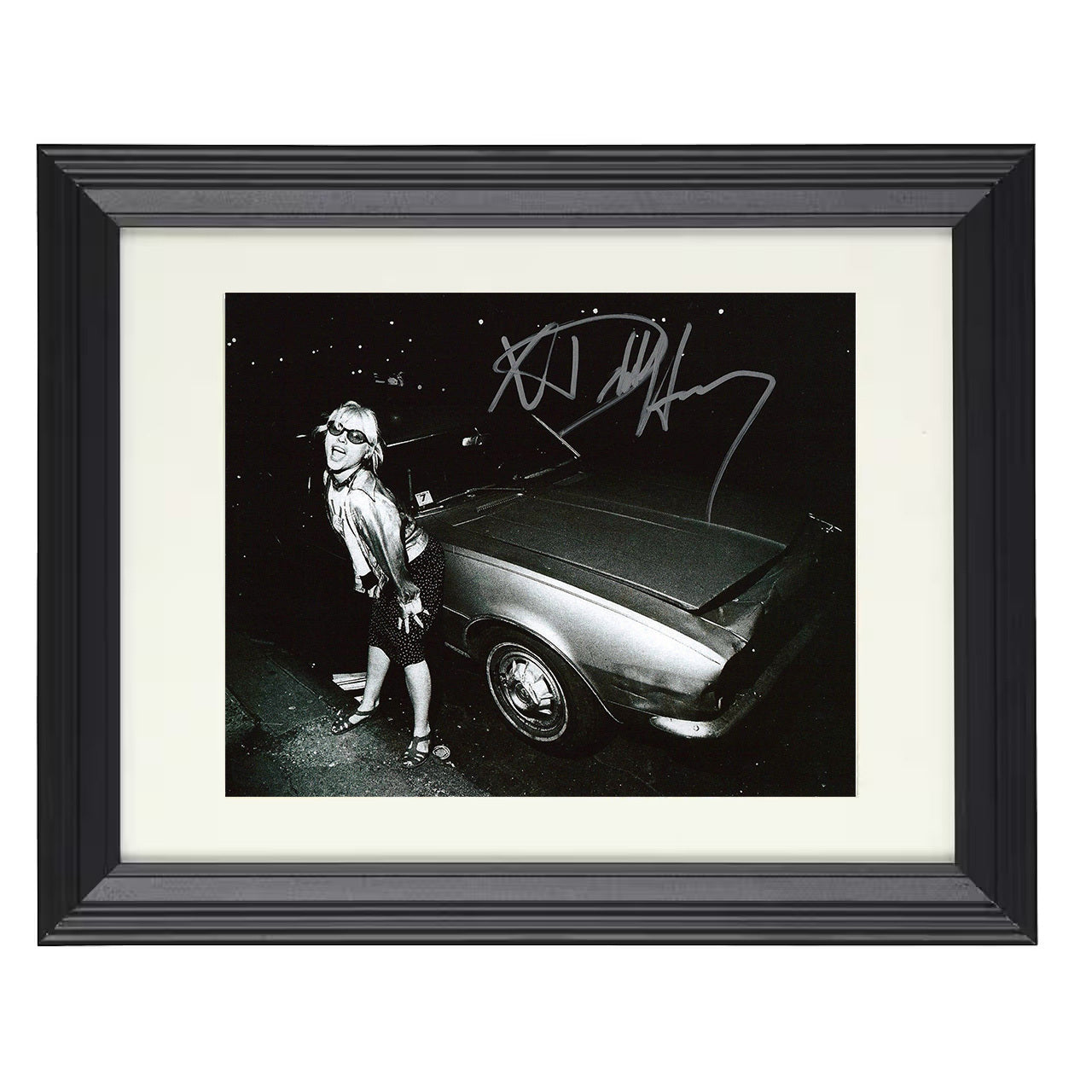 Blondie – Debbie Harry Heart of Glass – 8x10 black beveled framed music wall art