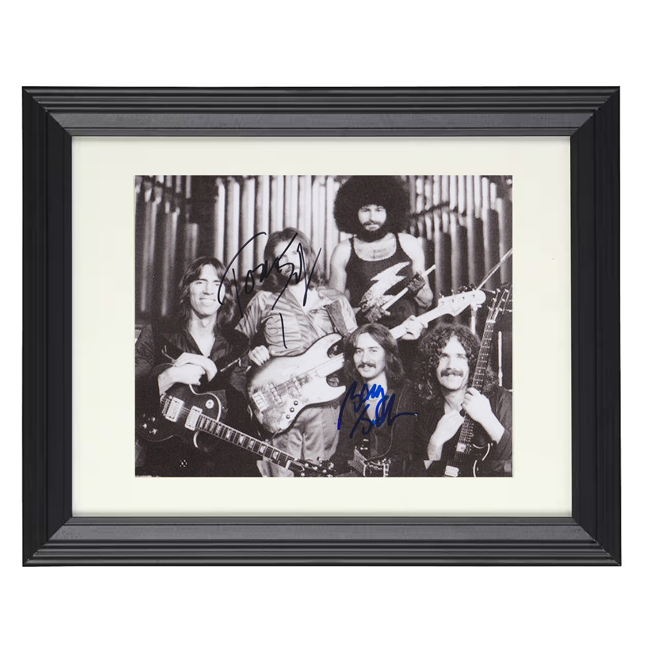 Boston – Classic Rock Lineup – 8x10 black beveled framed music wall art