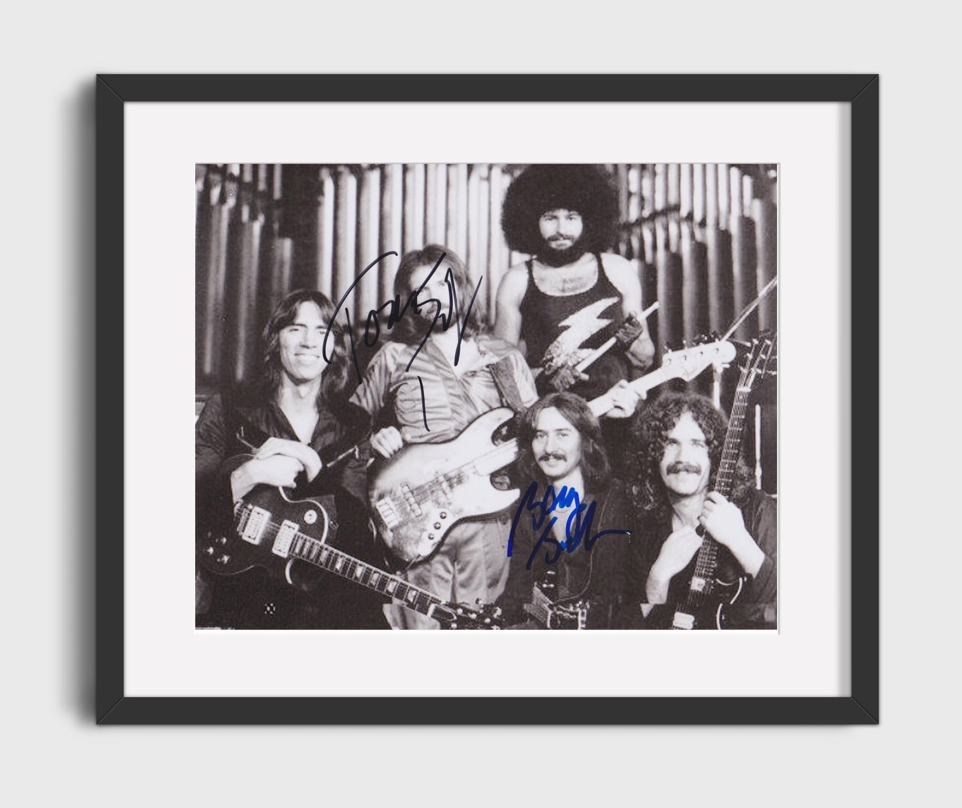 Boston - Classic Rock Lineup - Vintage Music Wall Art - 16x20 Gallery Frame music decor