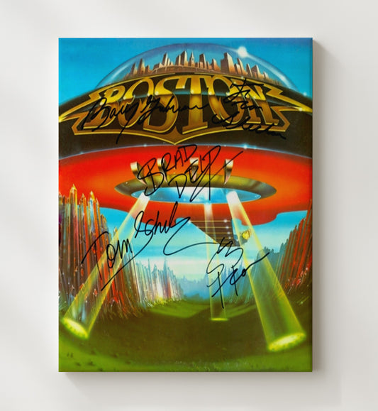 Boston - Don't Look Back Album Artwork 16x20 Gallery Frame vintage music wall art