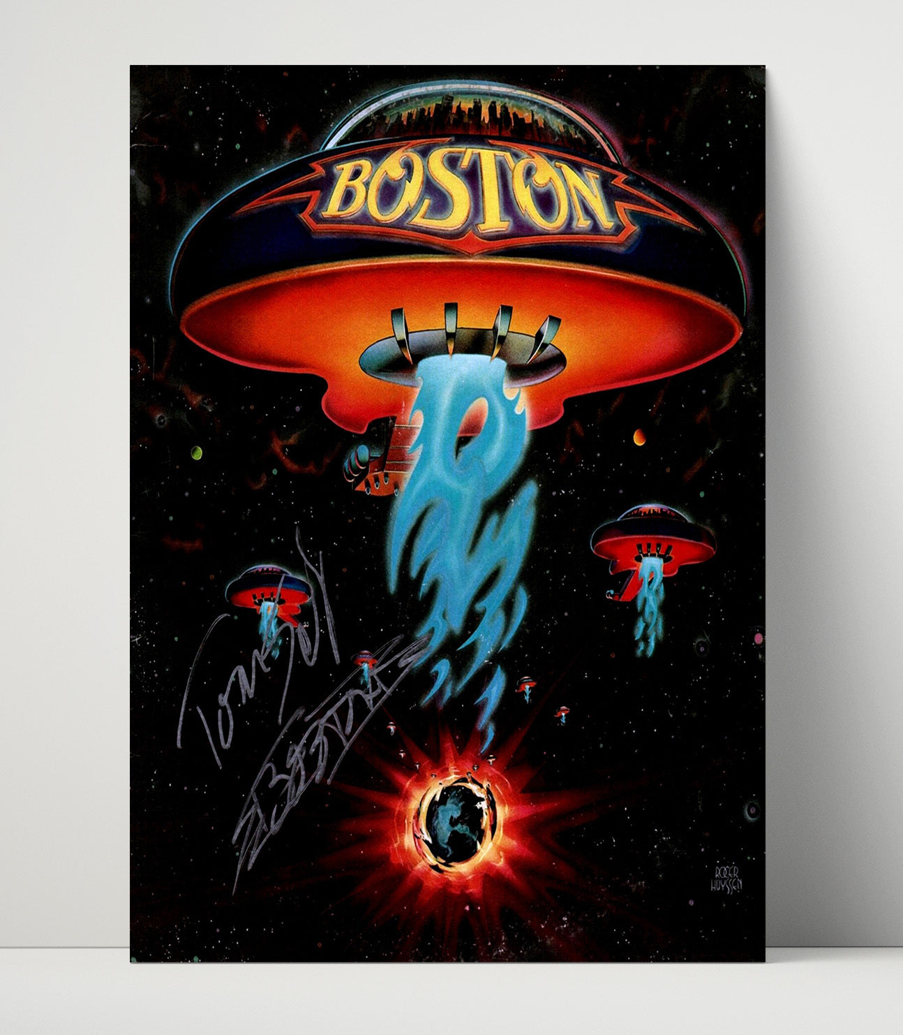Boston - Spaceships and Power Chords Music Wall Art 16x20 Unframed Print wall art print – Music decor