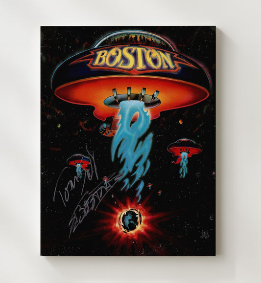 Boston - Spaceships and Power Chords 16x20 Gallery Frame vintage music wall art