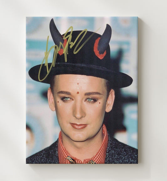 Boy George - Culture Club Hat Photo 16x20 Gallery Frame vintage music wall art