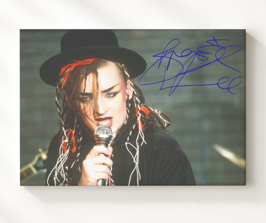 Boy George - New Wave Vocal Expression 16x20 Gallery Frame vintage music wall art
