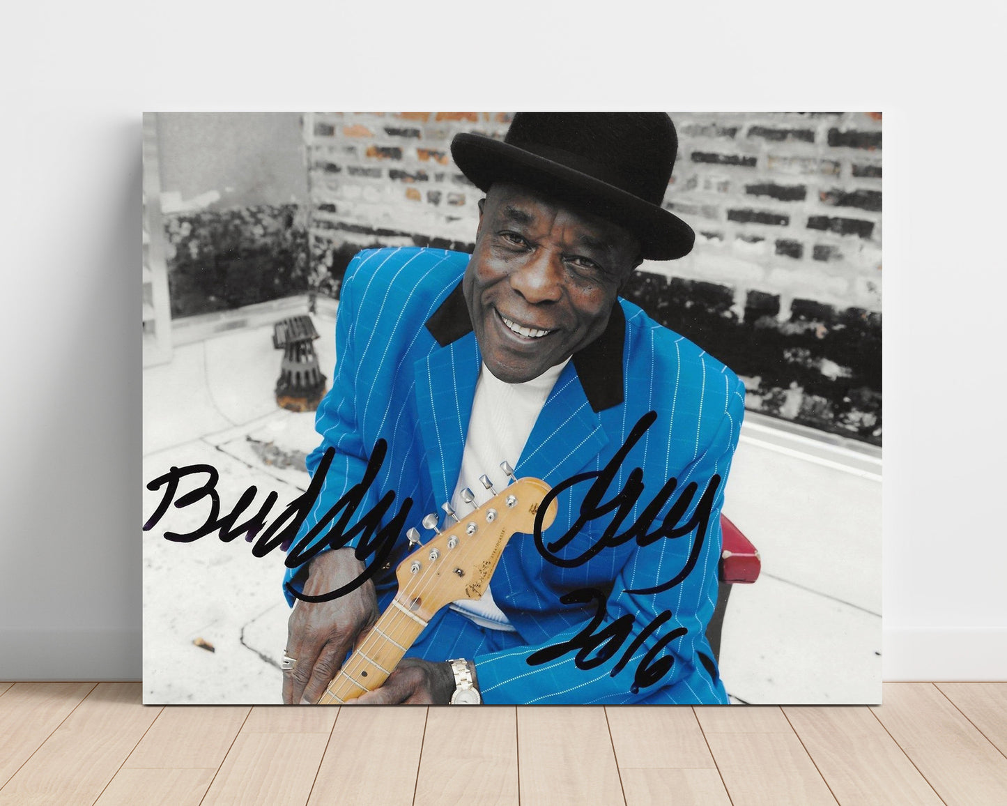 Buddy Guy - Chicago Blues Guitar - Vintage Music Wall Art - 16x20 Unframed Print music decor