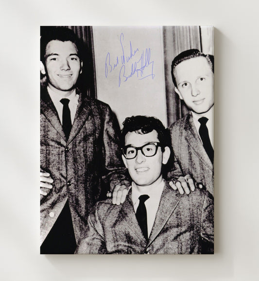 Buddy Holly - Early Rock Trio Suit Photo 16x20 Gallery Frame vintage music wall art