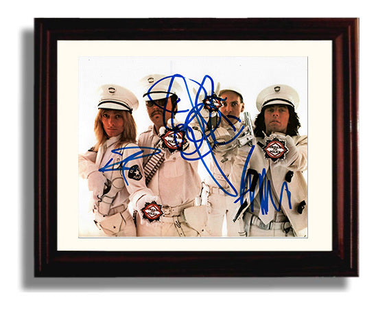 Cheap Trick -White Police Uniform Photo - Vintage Music Wall Art - 8x10 Beveled Frame music decor