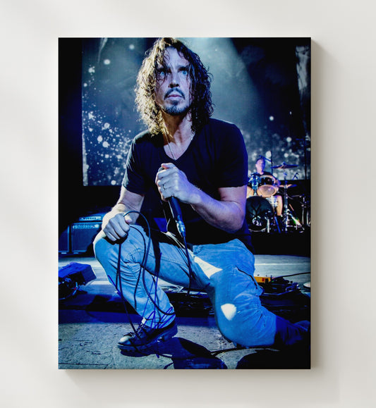 Chris Cornell - Grunge Golden Voice 16x20 Gallery Frame vintage music wall art