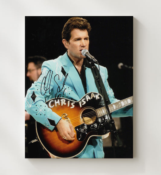 Chris Isaak - Live Performance With Acoustic Guitar 16x20 Gallery Frame vintage music wall art