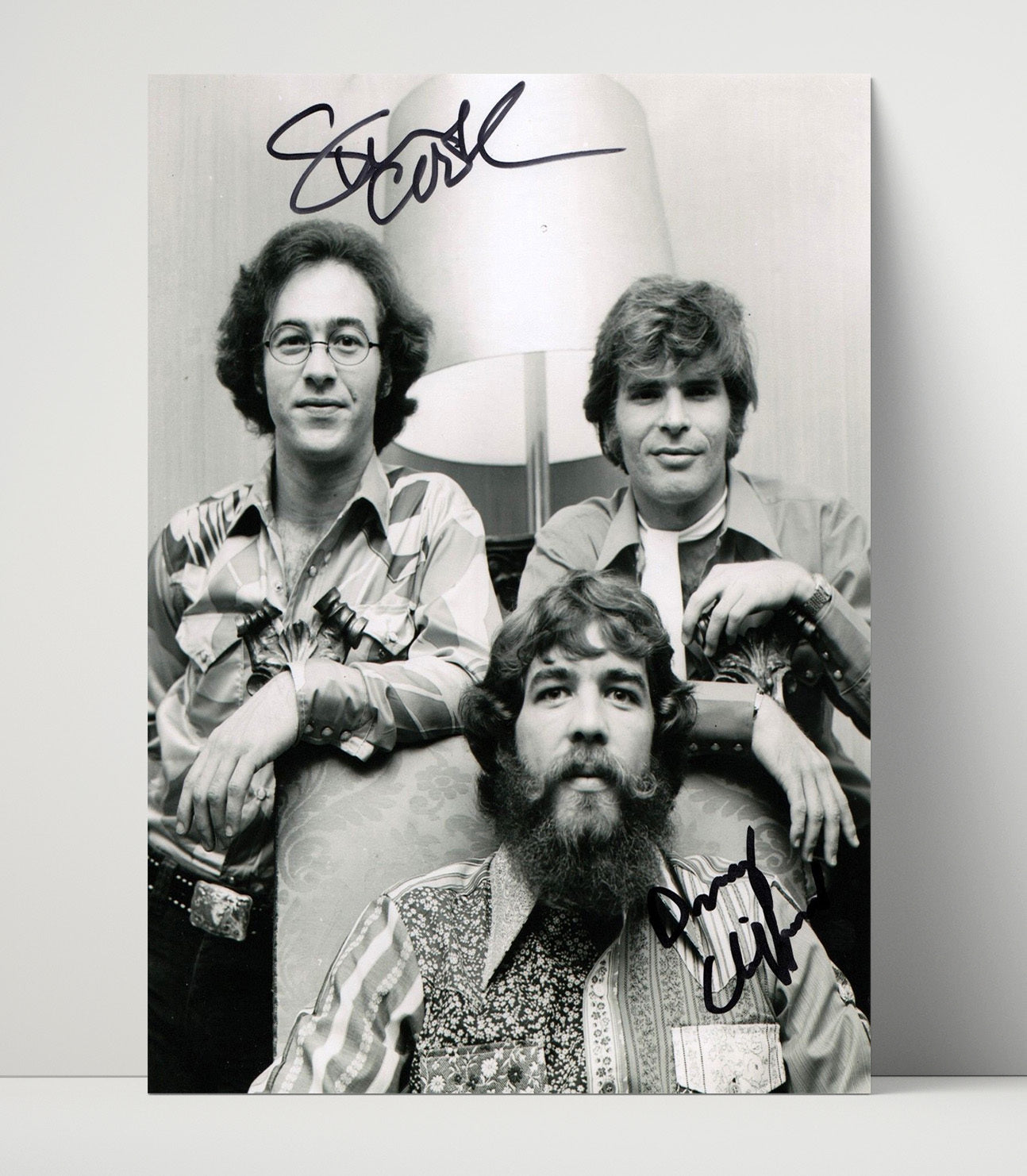 Creedence Clearwater Revival - Rhythm Section Relaxed - Vintage Music Wall Art - 16x20 Unframed Print music decor