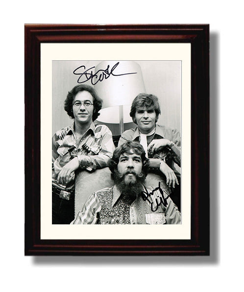 Creedence Clearwater Revival - Rhythm Section Relaxed Music Wall Art 8x10 Beveled Frame wall art print – Music decor