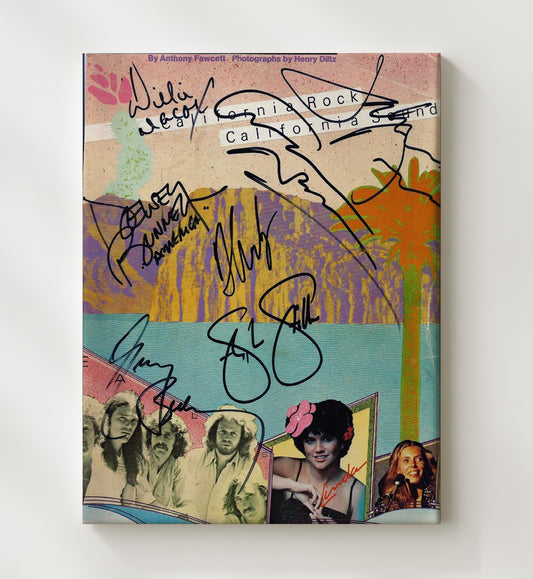 Crosby Stills Nash and Young - California Sound Collective 16x20 Gallery Frame vintage music wall art