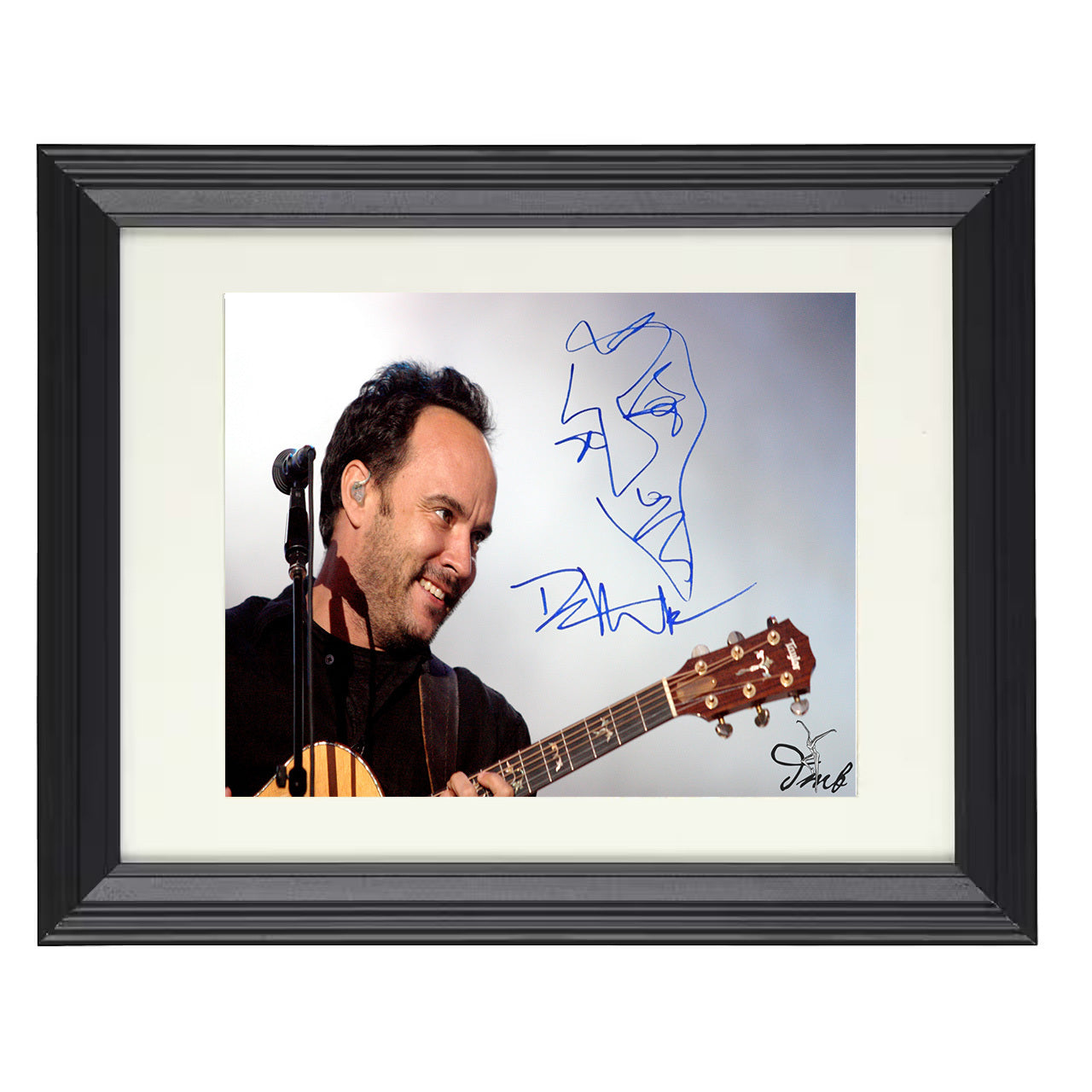 Dave Matthews – Crash Into Me Acoustic – 8x10 black beveled framed music wall art