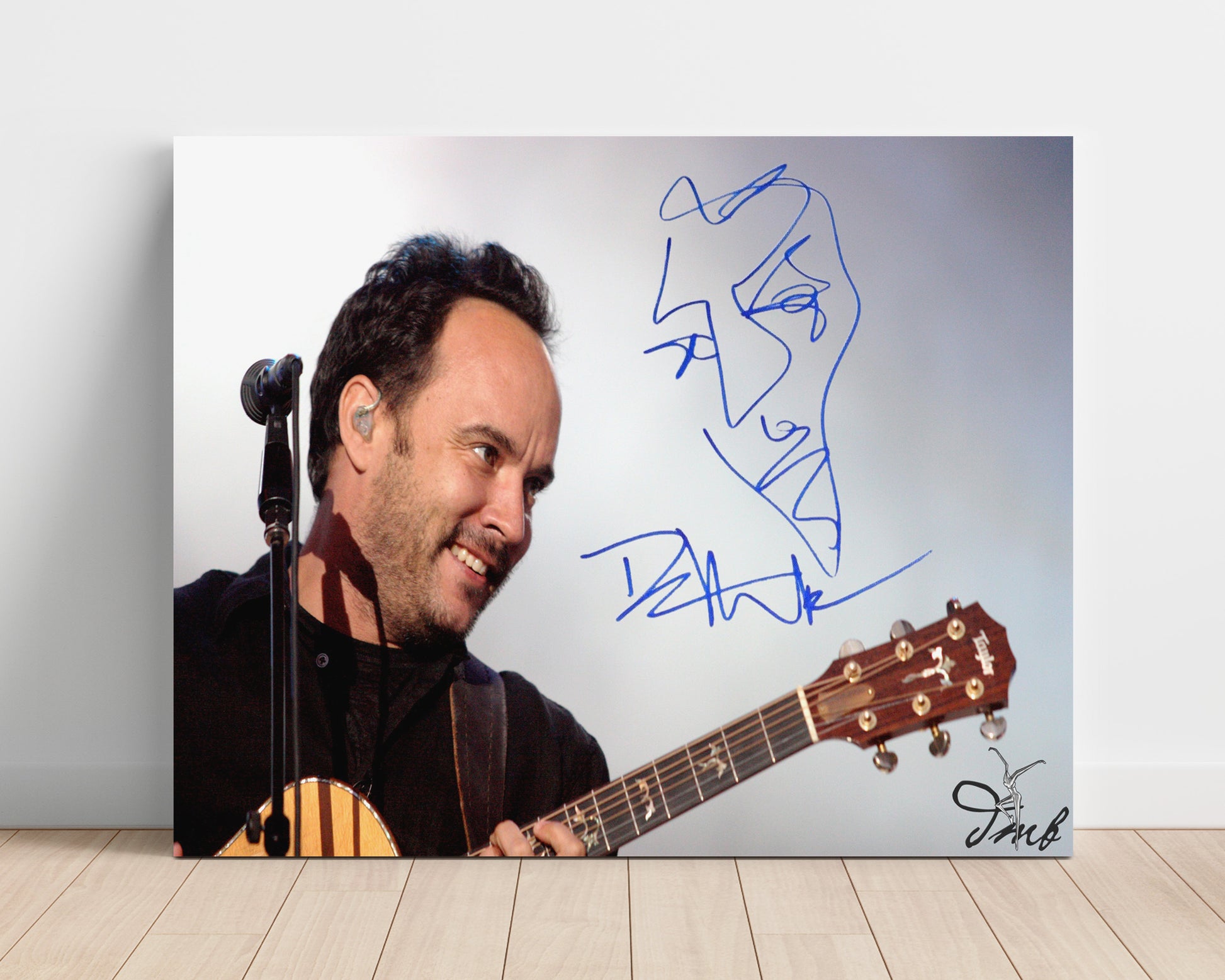 Dave Matthews - Crash Into Me Acoustic - Vintage Music Wall Art - 16x20 Unframed Print music decor
