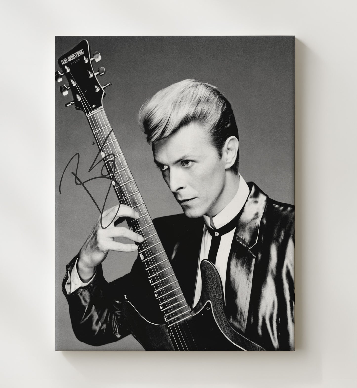 David Bowie - Serious Moonlight Gaze - Vintage Music Wall Art - 20x24 Canvas music decor