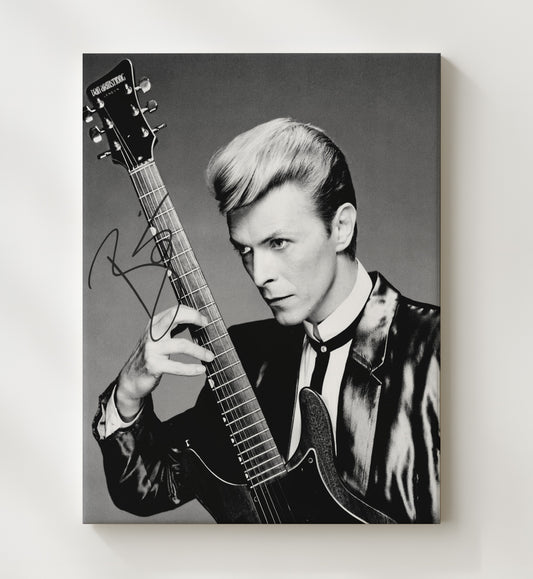 David Bowie - Serious Moonlight Gaze 16x20 Gallery Frame vintage music wall art