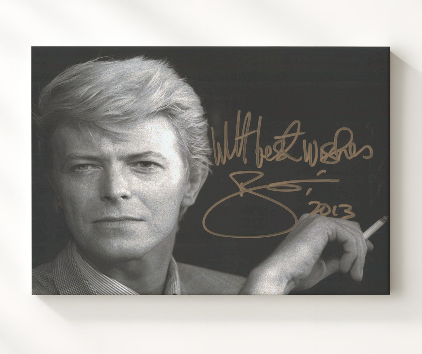 David Bowie - Thin White Duke - Vintage Music Wall Art - 20x24 Canvas music decor