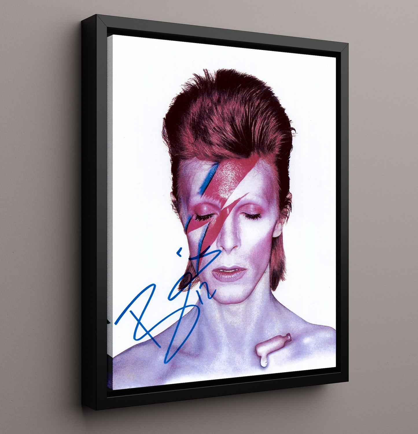 David Bowie - Ziggy Stardust Forever - Vintage Music Wall Art - 16x20 Framed Canvas music decor