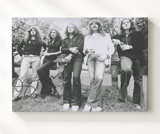 Deep Purple - Smoke on the Water 16x20 Gallery Frame vintage music wall art