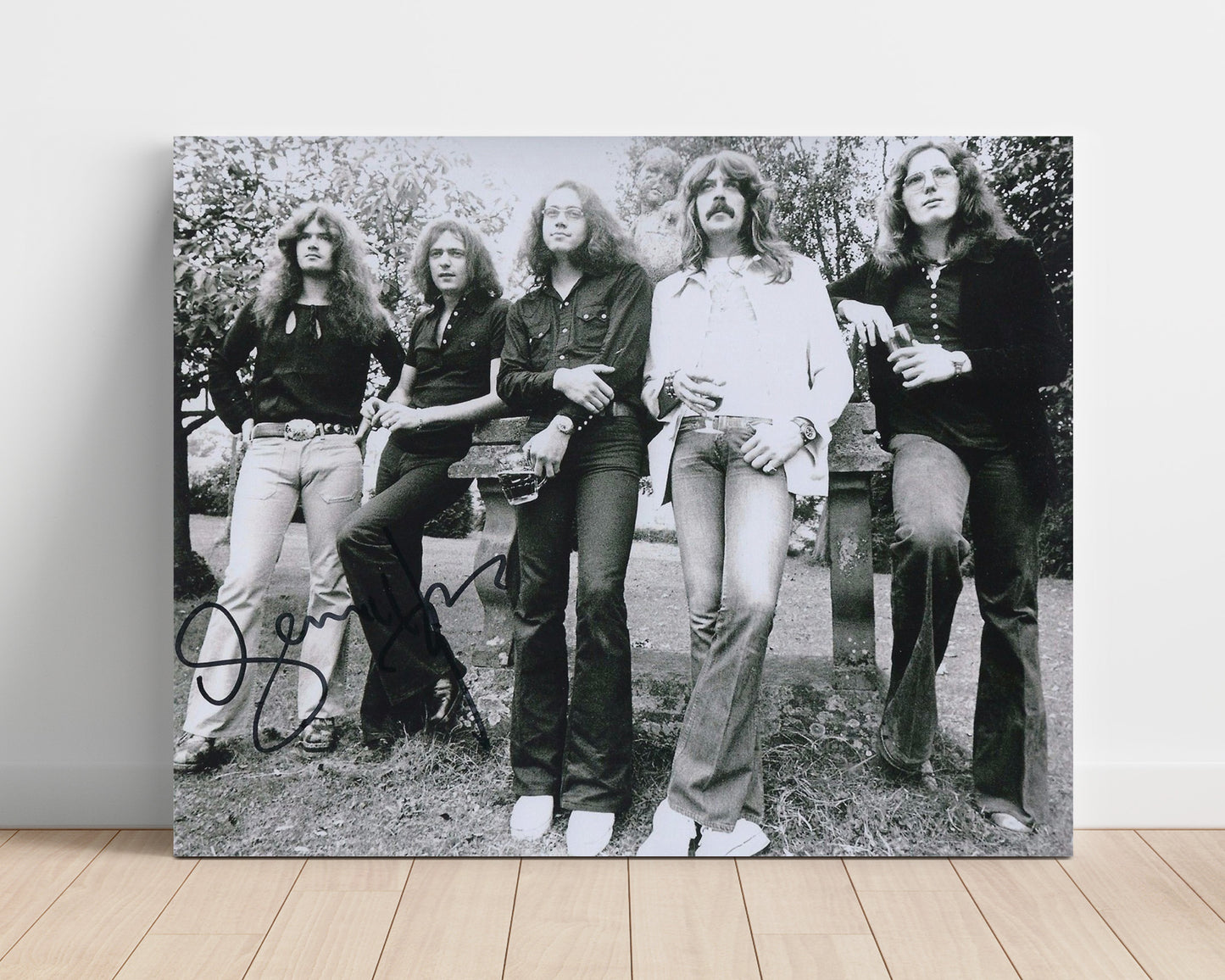 Deep Purple - Smoke on the Water - Vintage Music Wall Art - 16x20 Unframed Print music decor