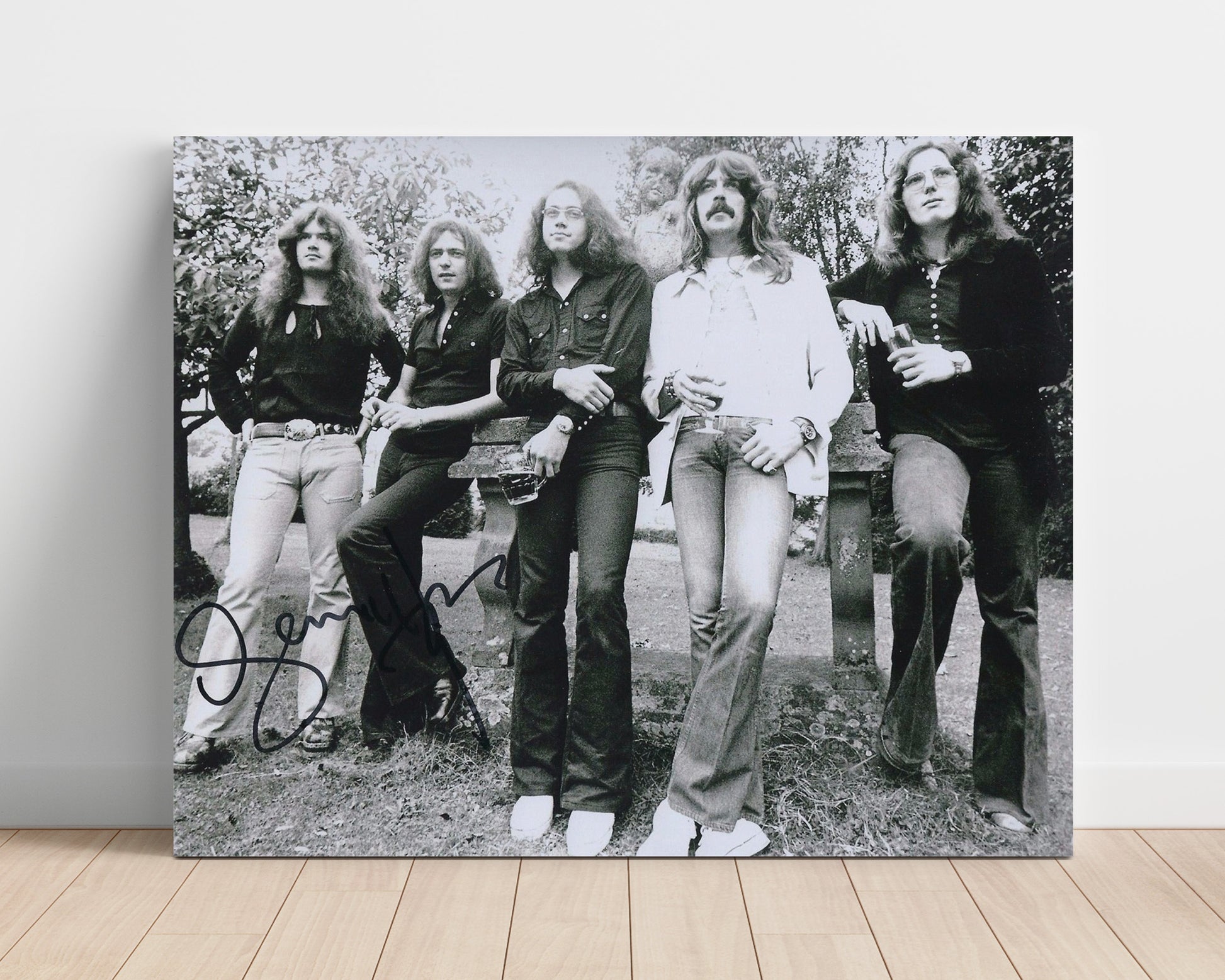 Deep Purple - Smoke on the Water - Vintage Music Wall Art - 16x20 Unframed Print music decor
