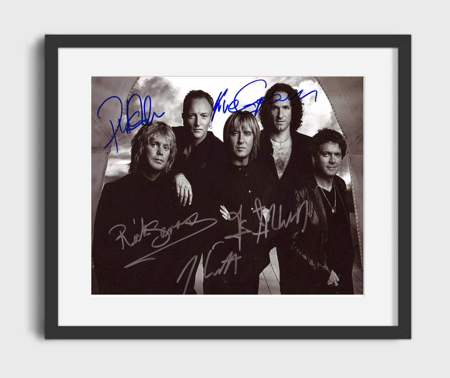 Def Leppard - British Rock Breakthrough - Vintage Music Wall Art - 16x20 Gallery Frame music decor