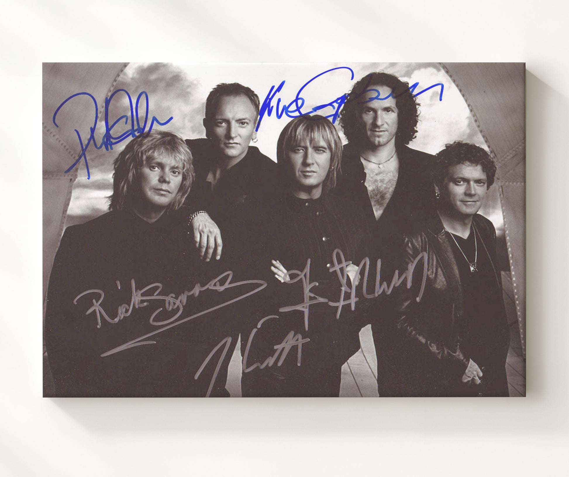 Def Leppard - British Rock Breakthrough - Vintage Music Wall Art - 20x24 Canvas music decor