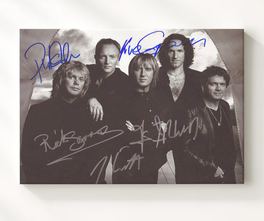 Def Leppard - British Rock Breakthrough 16x20 Gallery Frame vintage music wall art