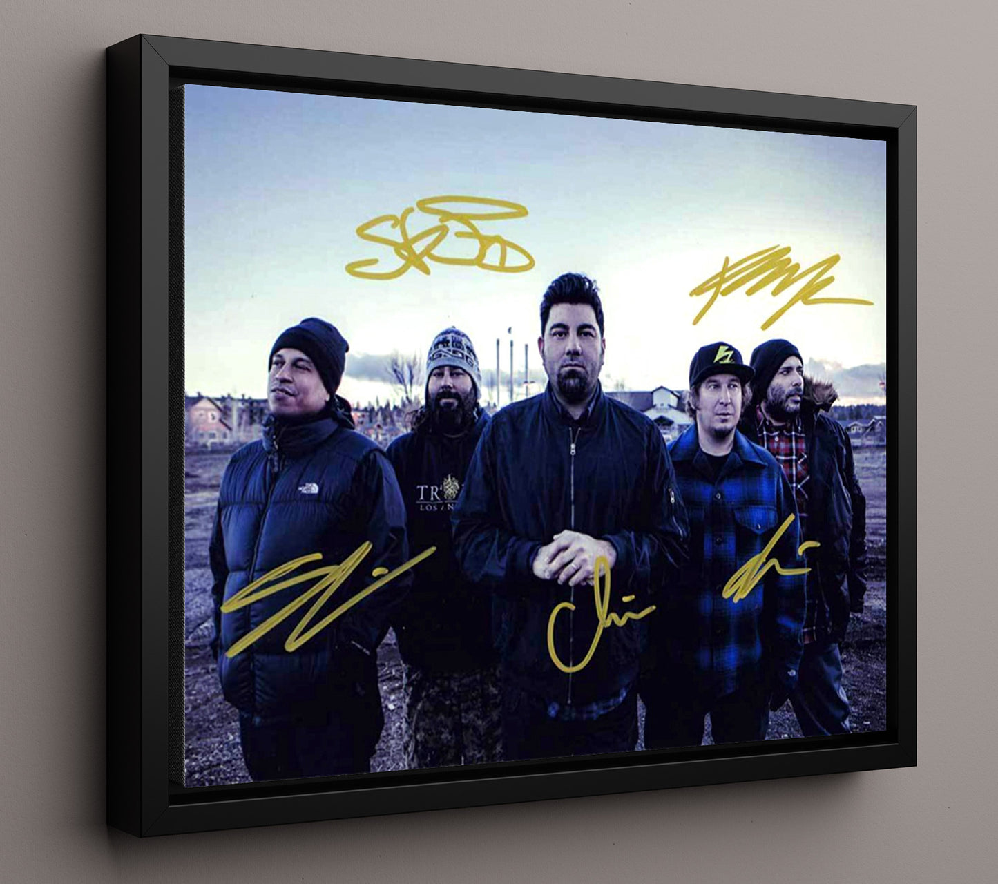 Deftones - White Pony Atmosphere - Vintage Music Wall Art - 16x20 Framed Canvas music decor